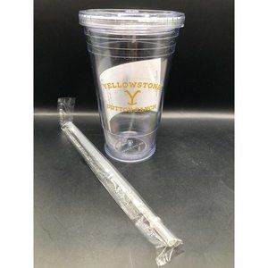 Yellowstone Dutton Ranch 16oz Double wall construction‎ Tumbler Cup NEW …